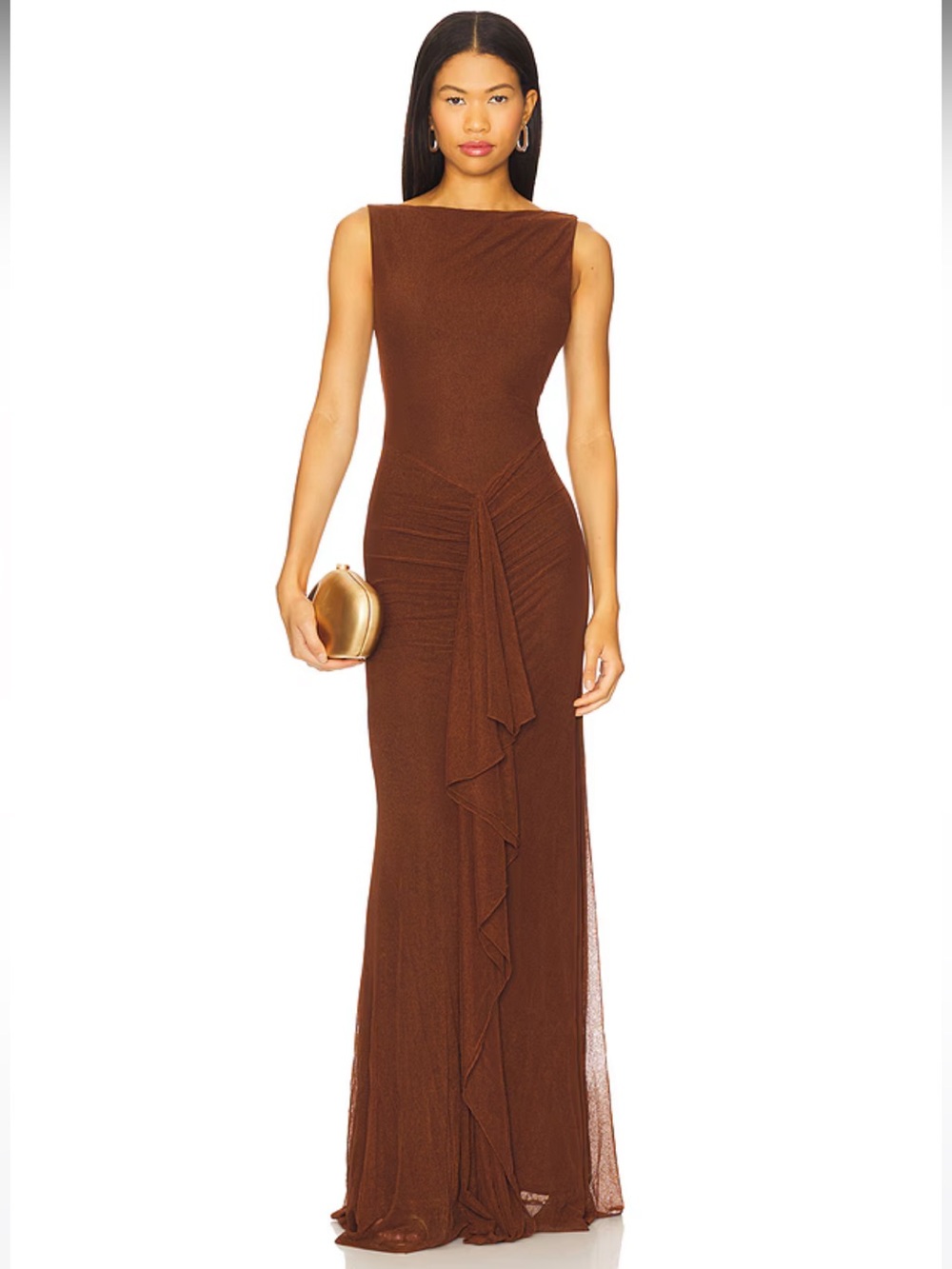 NWT! Lovers and Friends Ellie Maxi Dress in Brown